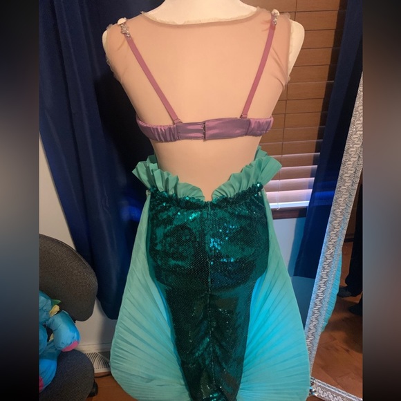 Secret Honey Disney Little Mermaid Ariel Fishtail Halloween Costume Set - Picture 4 of 6